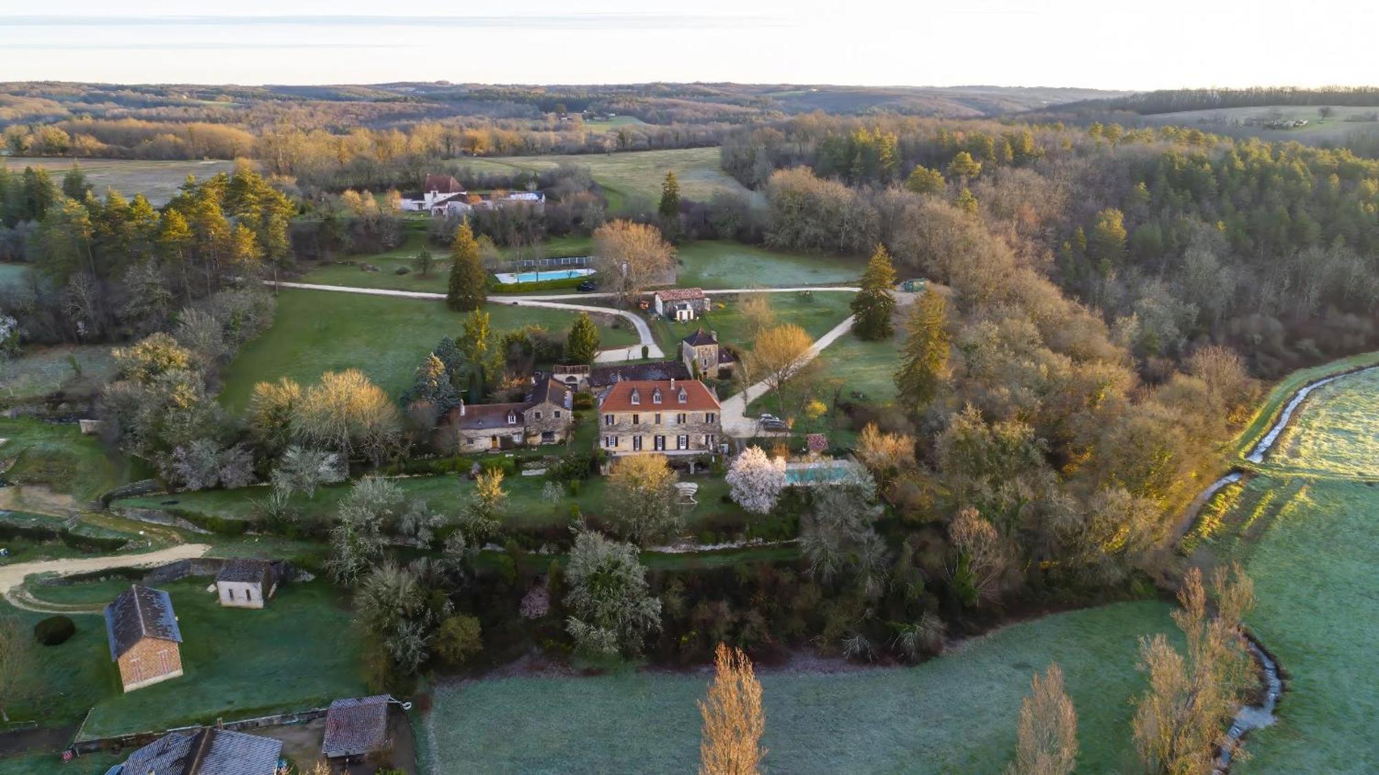 Le Manoir De St Marcel Villa Saint-Marcel-du-Périgord Oda fotoğraf